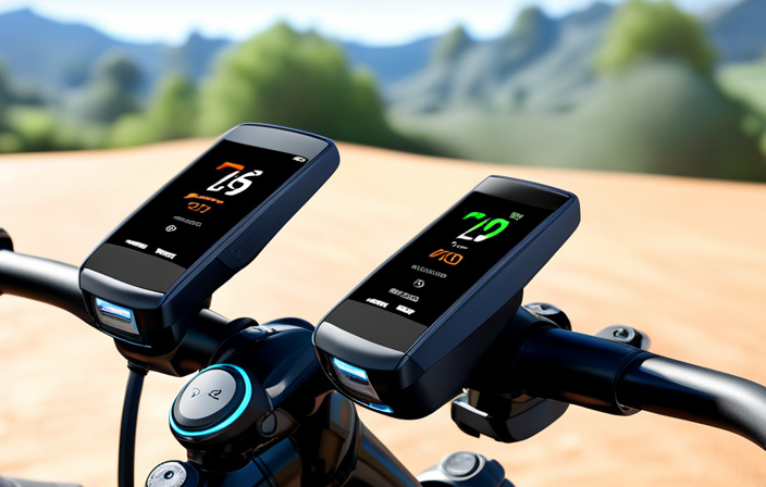 An image showcasing an electric bike controller, capturing its sleek design and ergonomic buttons