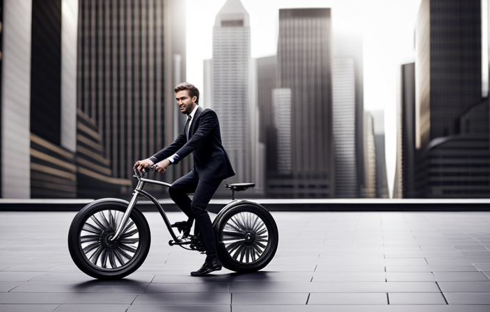 An image that captures the essence of an electric bike in motion, even when stationary