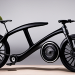 An image capturing the smooth and effortless ride of an electric bike, showcasing its gearless design