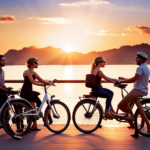 An image showcasing a diverse group of A2b electric bike owners