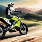 An image that showcases the step-by-step process of charging an electric start dirt bike