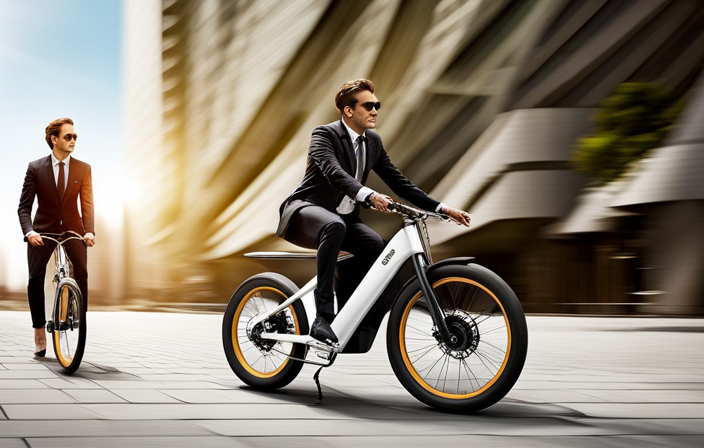 An image showcasing a person effortlessly inserting the charging cable into the discreetly placed charging port on the sleek Mango Electric Bike, highlighting the seamless process of recharging this eco-friendly mode of transportation