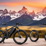 An image capturing the step-by-step process of activating the Vilano Proton Electric Folding Mountain Bike