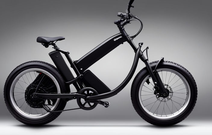 An image showcasing the intricate mechanics of a 26-inch electric foldable bike in action