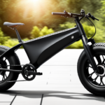 An image showcasing the intricate mechanics of a pedal-assist electric bike