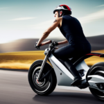 An image featuring a sleek 1000W electric bike zooming down an open road, with the wind in its rider's hair and a blurred background conveying the exhilarating speed it can reach