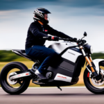 An image that captures the exhilarating speed of a 5000w electric bike in action