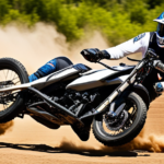 An image capturing the Razor MX650 Dirt Rocket Electric Bike Motorcycle in action, showcasing its impressive speed and power