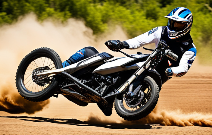 An image capturing the Razor MX650 Dirt Rocket Electric Bike Motorcycle in action, showcasing its impressive speed and power