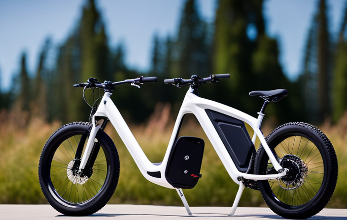 An image showcasing a sleek, 29-inch electric bike with a powerful 48V 1000W motor