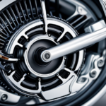 An image showcasing a close-up of an electric bike motor, highlighting its intricate components and wear over time
