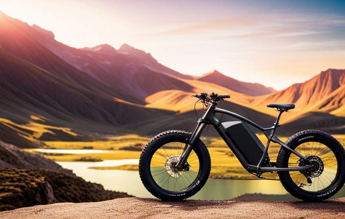 An image showcasing the Rambo Electric Bike's battery longevity