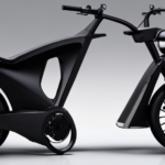 An image showcasing an electric bike in motion, emphasizing its powerful performance