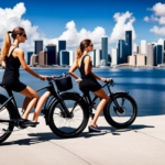 An image showcasing the sleek Trek Verve+ Electric Bike, capturing its powerful performance and efficiency as it effortlessly glides through a scenic landscape