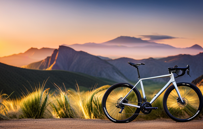 An image showcasing the sleek silhouette of the Diamondback Haanjo Metro Gravel Road Bike -- 2016, highlighting its lightweight frame, aerodynamic design, and agile components