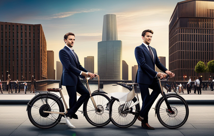 An image showcasing an elegant, high-quality Easy Motion electric bike, featuring its sleek design, advanced technology, and premium components