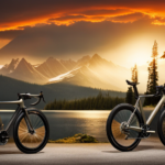 An image showcasing a sleek road bike and a rugged gravel bike side by side, with the road bike zooming past on a smooth asphalt road while the gravel bike tackles a rough, gravel-strewn path