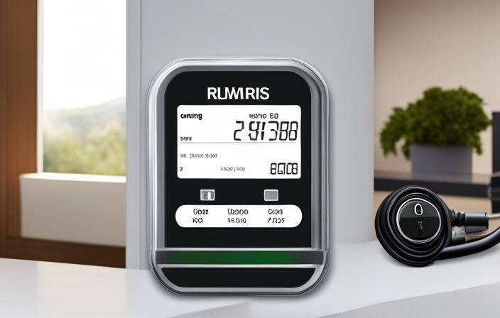 An image showcasing a home's electric meter with a visibly increased reading, indicating the impact of jump bike usage on the monthly electric bill