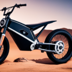 An image that showcases the Moto Tech Electric Dirt Bike's impressive height