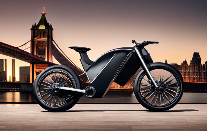 An image that showcases the inner workings of an electric bike: batteries neatly tucked into the frame, wires weaving through the structure, and a motor seamlessly integrated into the rear wheel