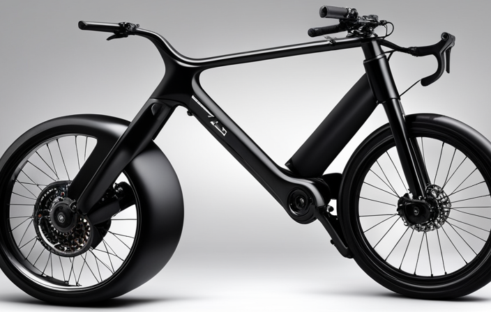 Ic image showcasing the intricate process of seamlessly integrating an electric motor within a bike frame, capturing the precision of aligning components, connecting wires, and ensuring a sleek, modern design