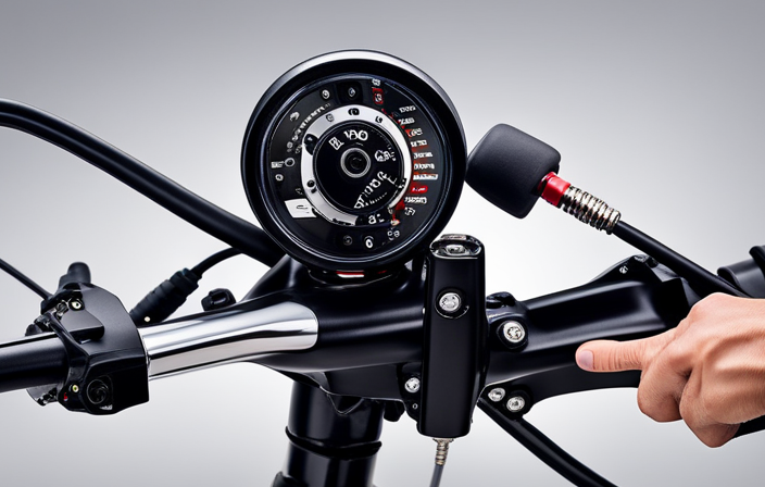 An image showcasing a step-by-step guide to installing a throttle control on an Addmotor electric bike