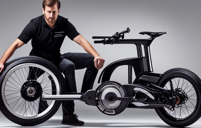 An image showcasing a step-by-step guide on building an electric bike