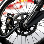 An image capturing the step-by-step process of replacing disc brake pads on an electric bike