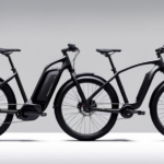 An image showcasing the step-by-step transformation of a Trek Verve 3 into an electric bike