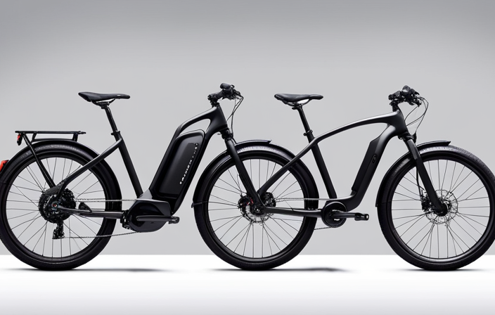 An image showcasing the step-by-step transformation of a Trek Verve 3 into an electric bike