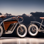 An image that showcases a step-by-step transformation of a traditional bike into an electric bike