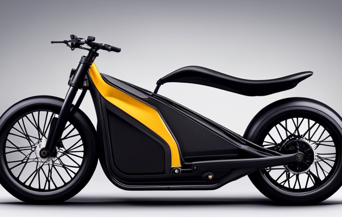 An image showcasing a step-by-step transformation of a regular bike into an electric one