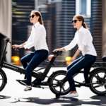 An image that showcases the step-by-step process of effortlessly folding a Swagcycle E-Bike – from collapsing the frame, flipping the pedals, adjusting the handlebars, to neatly tucking away the compact design