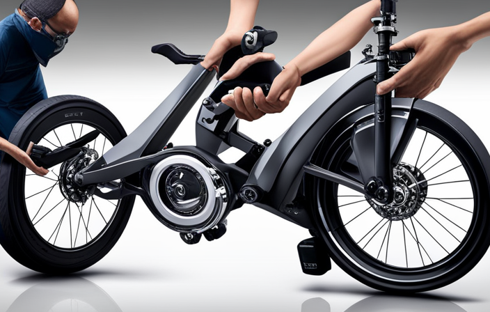 An image that showcases a step-by-step guide to installing an electric bike kit on YouTube