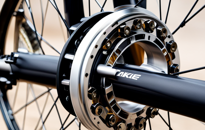 An image capturing the step-by-step process of lacing an electric hub bike wheel