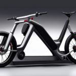 An image showcasing a step-by-step transformation of a typical bicycle into a powerful electric ride