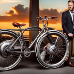 An image showcasing a step-by-step visual guide on converting a traditional bicycle into a two-wheel drive electric bike