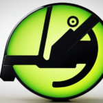 An image showcasing an electric bike's battery gauge displaying a vibrant, completely filled battery icon, emanating a bright green glow