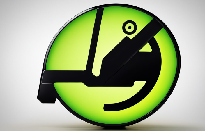 An image showcasing an electric bike's battery gauge displaying a vibrant, completely filled battery icon, emanating a bright green glow