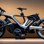 An image capturing the transformation of a rugged mountain bike into an electric powerhouse