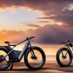 An image showcasing an electric bike effortlessly conquering rugged off-road terrains
