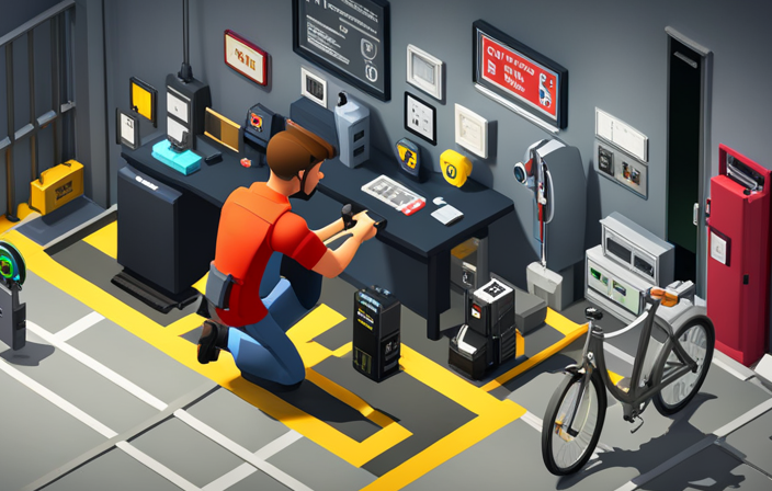 An image showcasing a skilled mechanic in Roblox Electric State, deftly using a set of lock-picking tools to unlock a bike lock, revealing the coveted bike keys