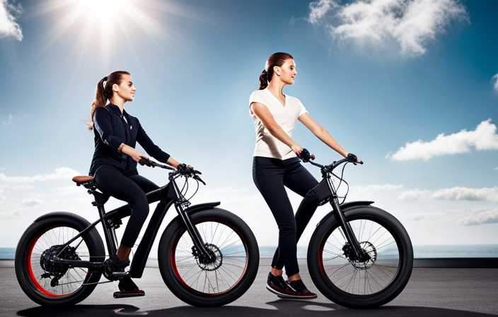An image showcasing a diverse range of top electric bike brands