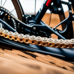 A vivid visual of a gravel bike chain covered in different types of chain lube, showcasing a range of options