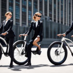 An image showcasing a sleek D Class M Class electric bike in motion, highlighting the advanced dual motor system, sturdy frame, and high-performance features