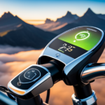 An image for a blog post about "What Does PAS Mean on Electric Bikes?" Show a close-up of an electric bike's handlebar with a clear view of the PAS (Pedal Assist System) button prominently displayed