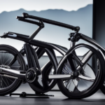 An image showcasing a gravel bike with a sleek, high-performance groupset