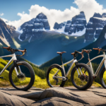 An image showcasing two bikes side by side: a gravel bike with drop handlebars, wider tires, and a sleek frame designed for long-distance rides on mixed terrain, contrasting with a rugged mountain bike equipped with suspension, knobby tires, and a sturdy frame built for off-road adventures