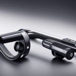 An image showcasing the intricate components of an electric bike headset: the smooth rotation of the bearing races, the sturdy presence of the fork crown, and the elegant integration with the frame