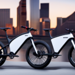 An image showcasing a sleek, modern electric bike under $2500